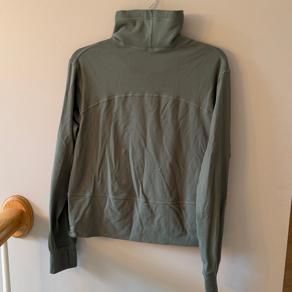 lululemon athletica Olive Green Turtleneck Pullover - Picture 4 of 5